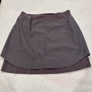 Lole Skirt Gray Women's Size 6 100% Cotton